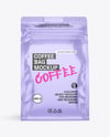 Glossy Coffee Bag Mockup