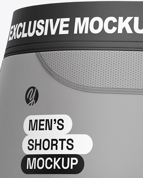 Men's Compression Shorts Mockup