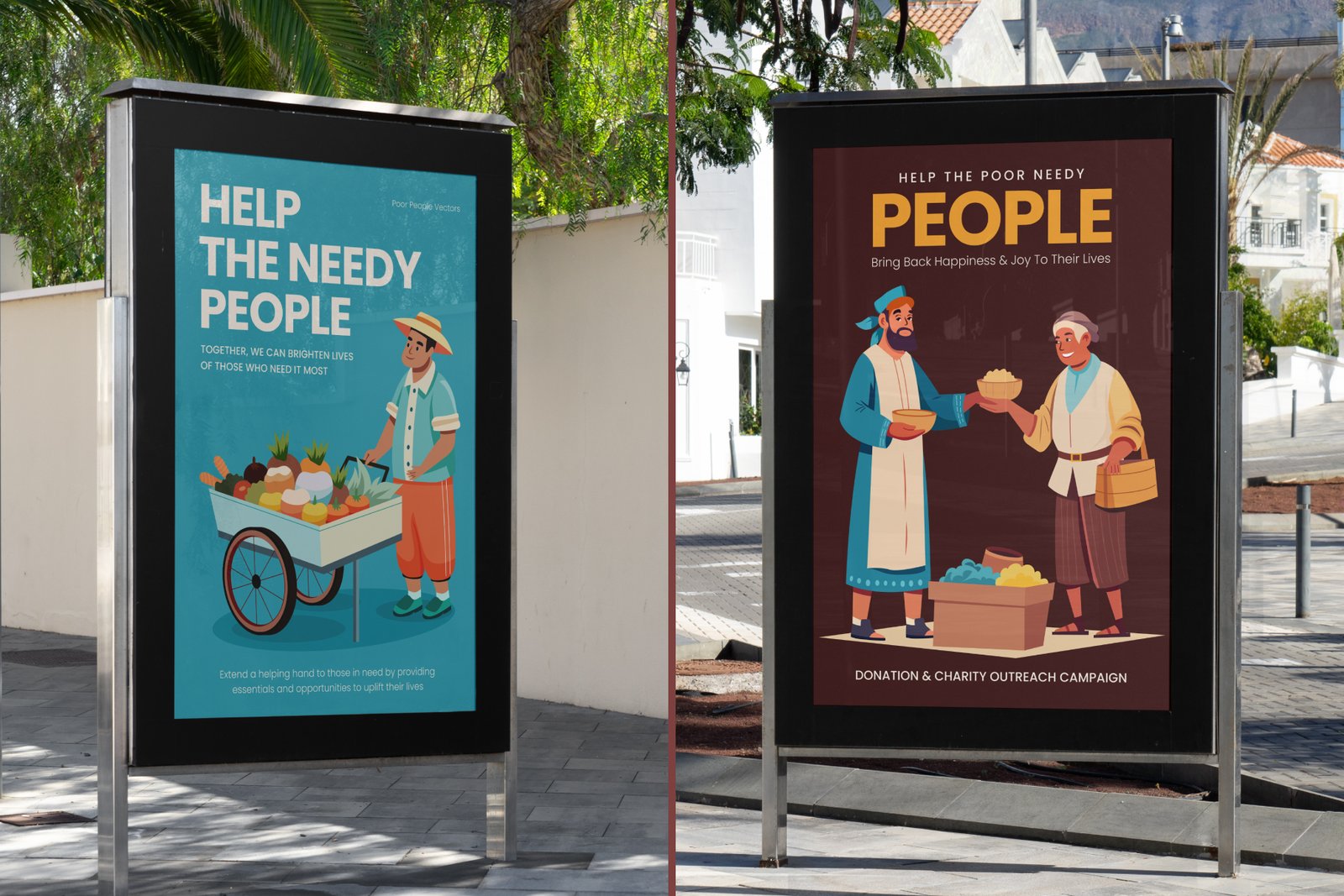 Illustration Poor People