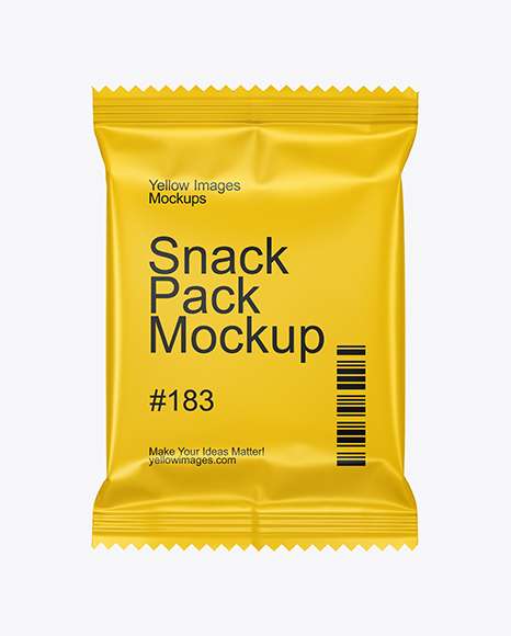 Matte Snack Pack Mockup
