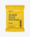 Matte Snack Pack Mockup