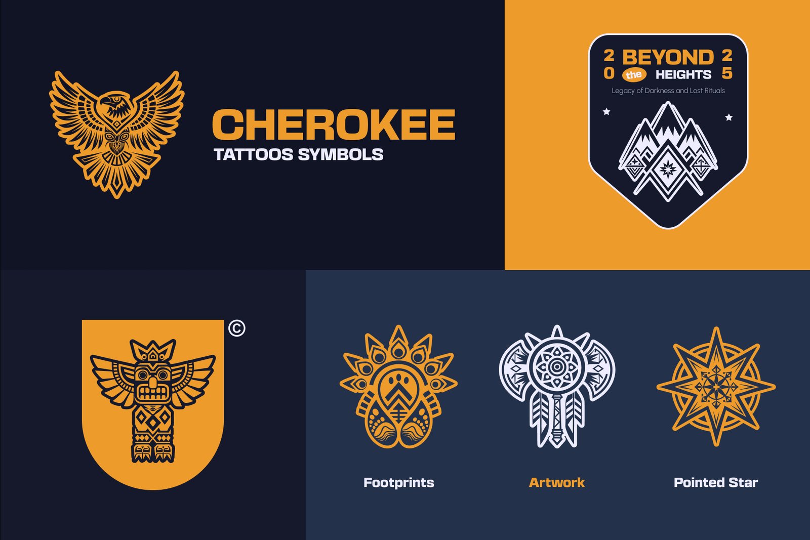 Cherokee Tattoos Symbols​