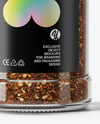 Glass Jar with Creole Seasoning Mockup