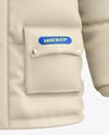 Men's Down Jacket Mockup - Front View