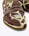 Pair of Suede Loafers Mockup