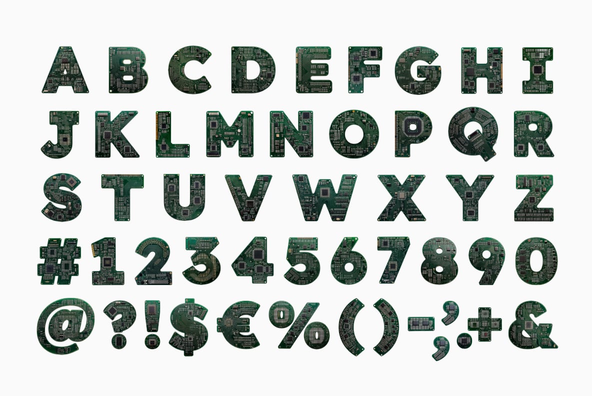 Microchip Font