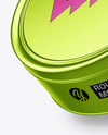 Round Tin Box Mockup