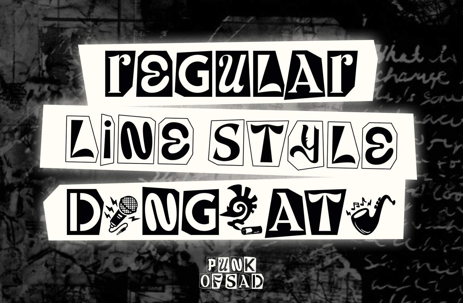 Punk Of Sad Font