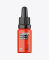 Glossy Dropper Bottle Mockup