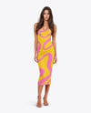 Woman Wearing Tight Dress Mockup