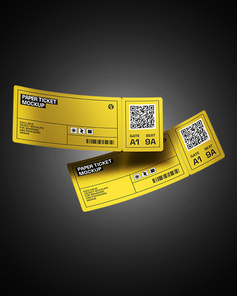 Two Tickets Mockup