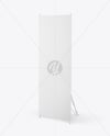 X Banner Mockup - Half Side View