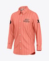Men's Long Sleeve Shirt Mockup - Half Side View