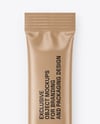 Kraft Stick Sachet Mockup