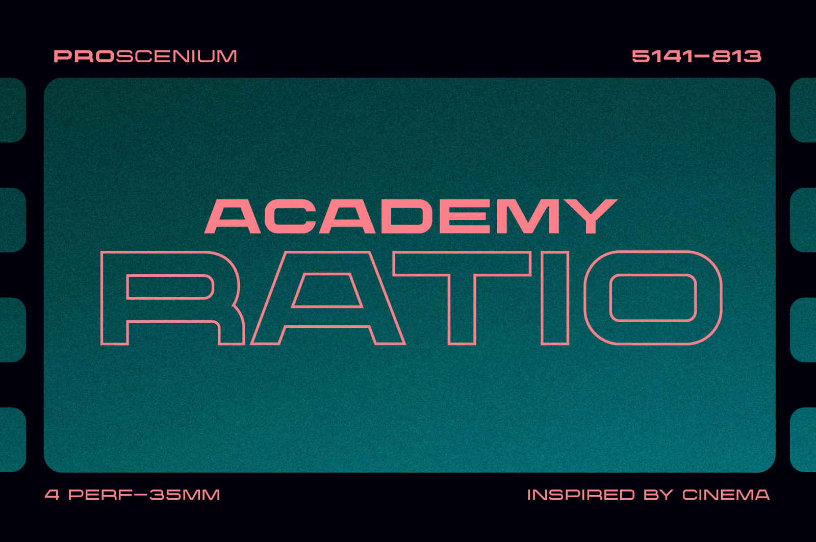 Proscenium - A Wide Sans-Serif Font Designed for Cinema