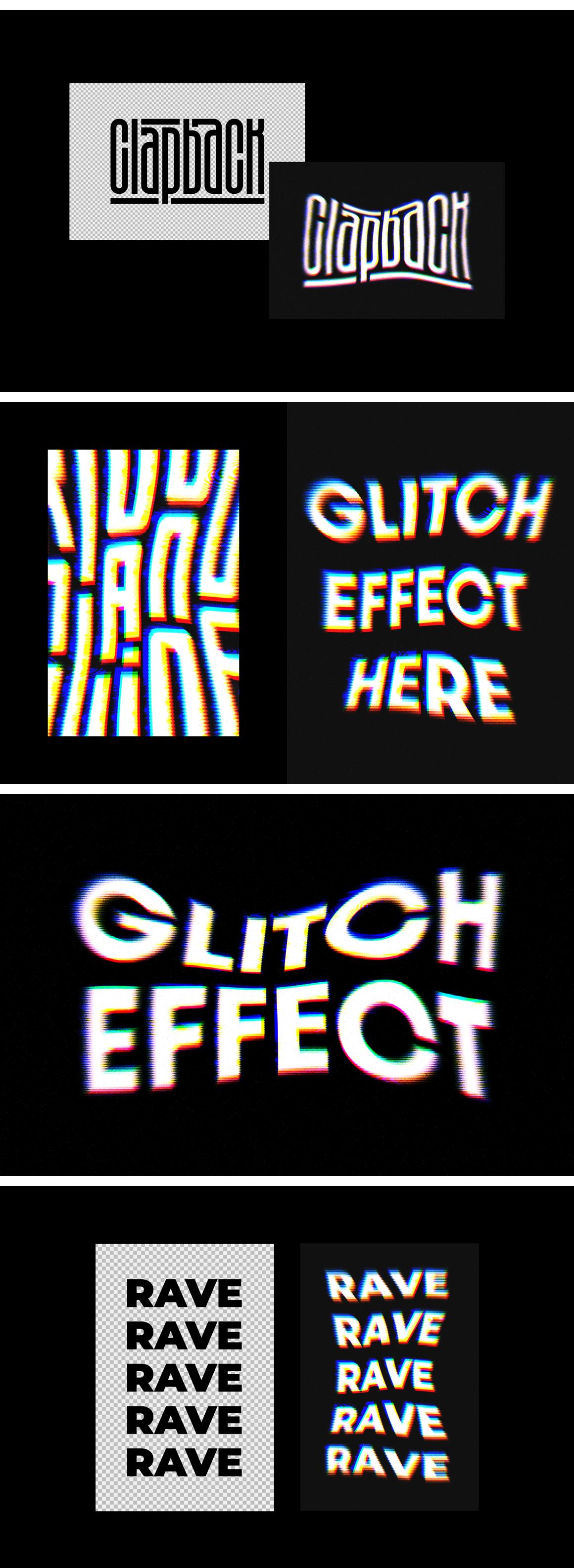 Glitch Text &amp; Logo Effect