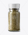 Glass Spice Jar with Thyme Mockup