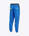 Men’s Pants Mockup - Back Half Side View