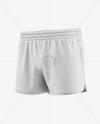 Men's Shorts Mockup - Half Side View