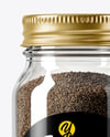 Spice Jar with Grounded Black Pepper Mockup