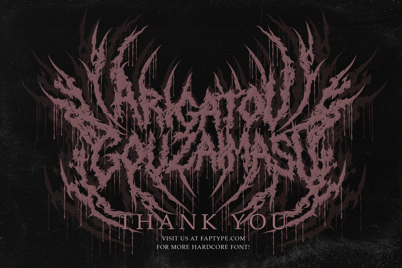 Balerion | The Ultimate Death Metal Font