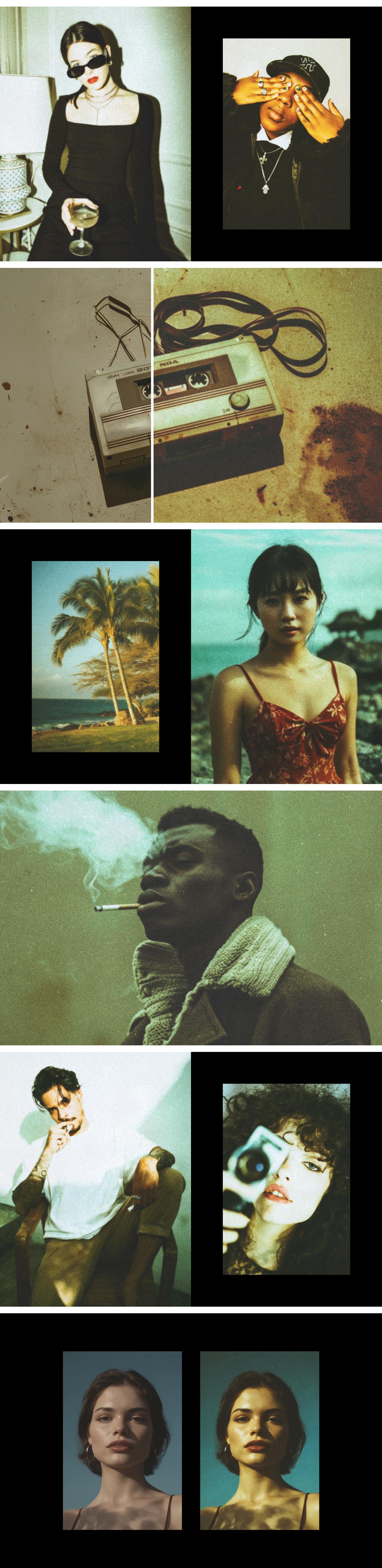 1990 Blurry Photo Effect