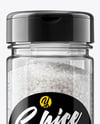 Jar with Coarse Sea Salt Mockup