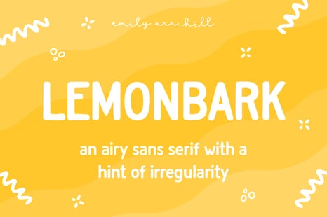 Lemonbark Font - Graphic Design Assets