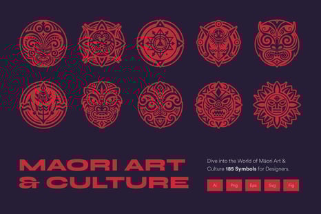 Maori Art and Culture Symbols - Eternal symbol icon