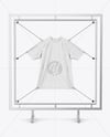 Training Jersey Hanging on a Hooked Frame Mockup