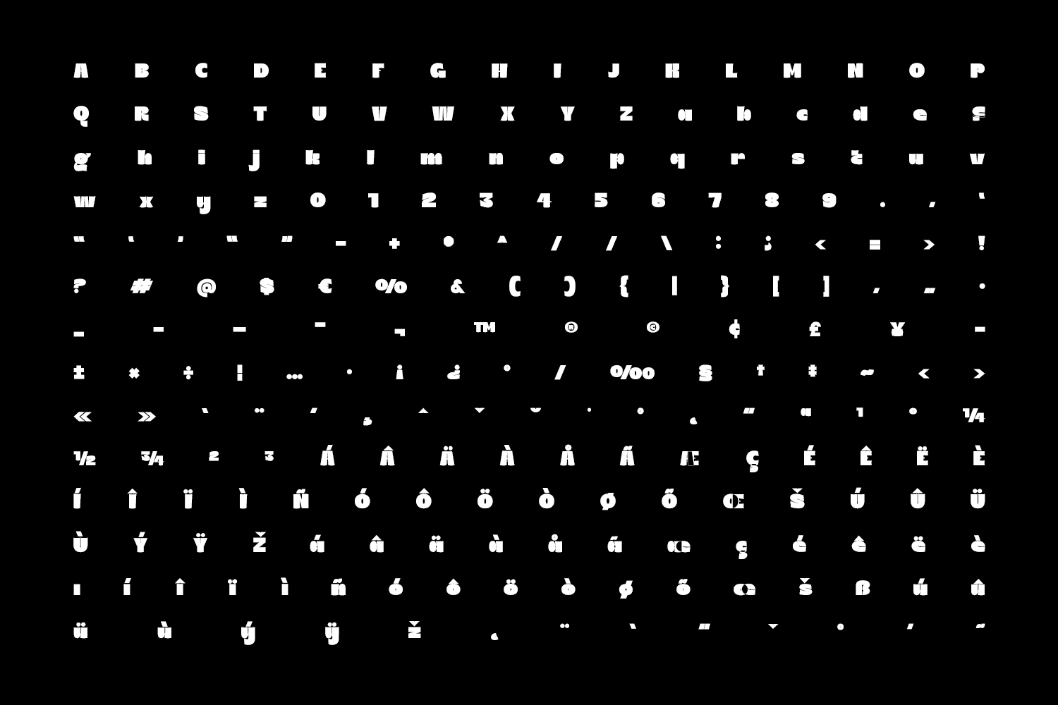 Eclister Display Typeface