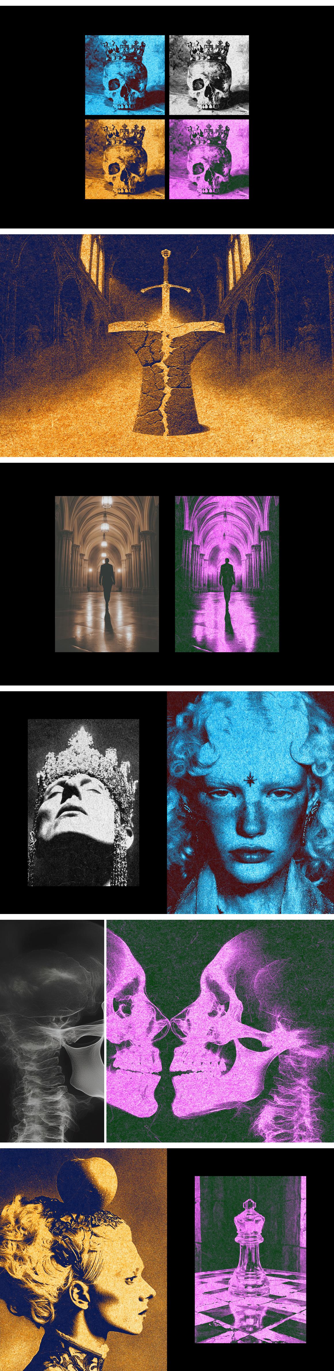 Noise Risoprint Photo Effect