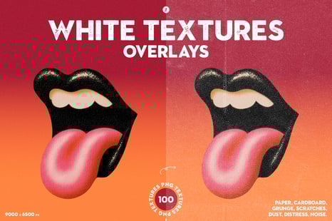 100 White Textures Overlays