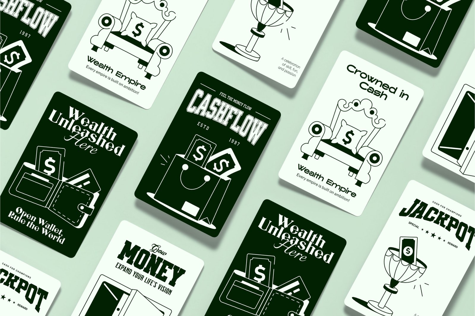 Money Drawing Illustration Set