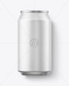 330ml Matte Drink Can Mockup