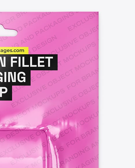 Salmon Fillet Package Mockup