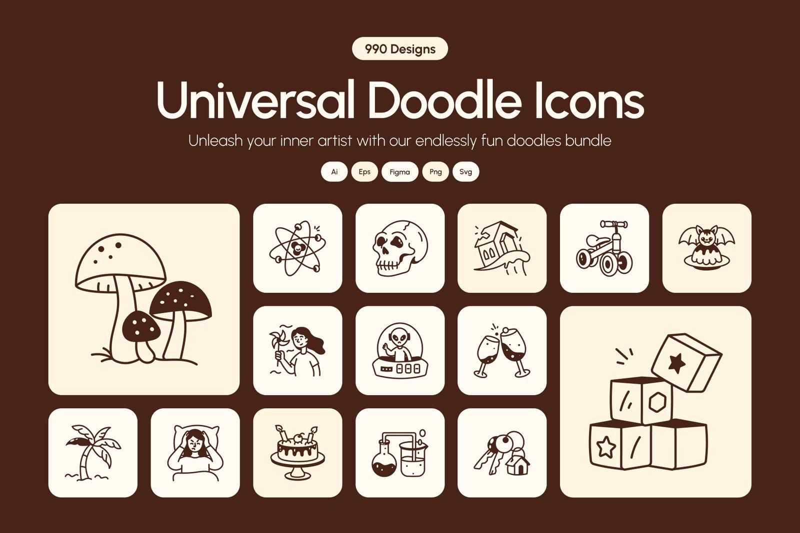 Universal Doodle Icons