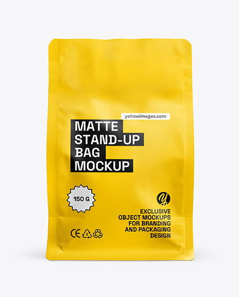 Matte Coffee Bag Mockup