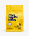 Matte Coffee Bag Mockup