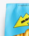 Paper Bag with French Fries Mockup