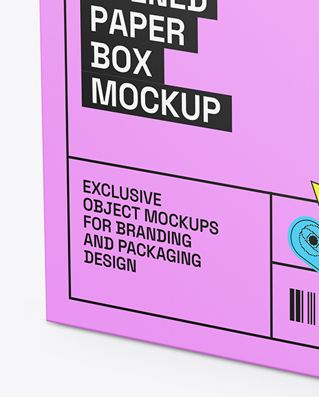 Paper Box Mockup