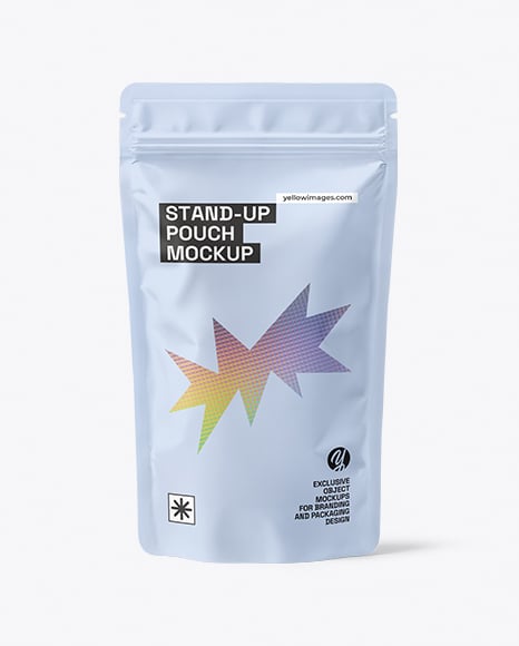 Paper Stand-up Pouch Mockup