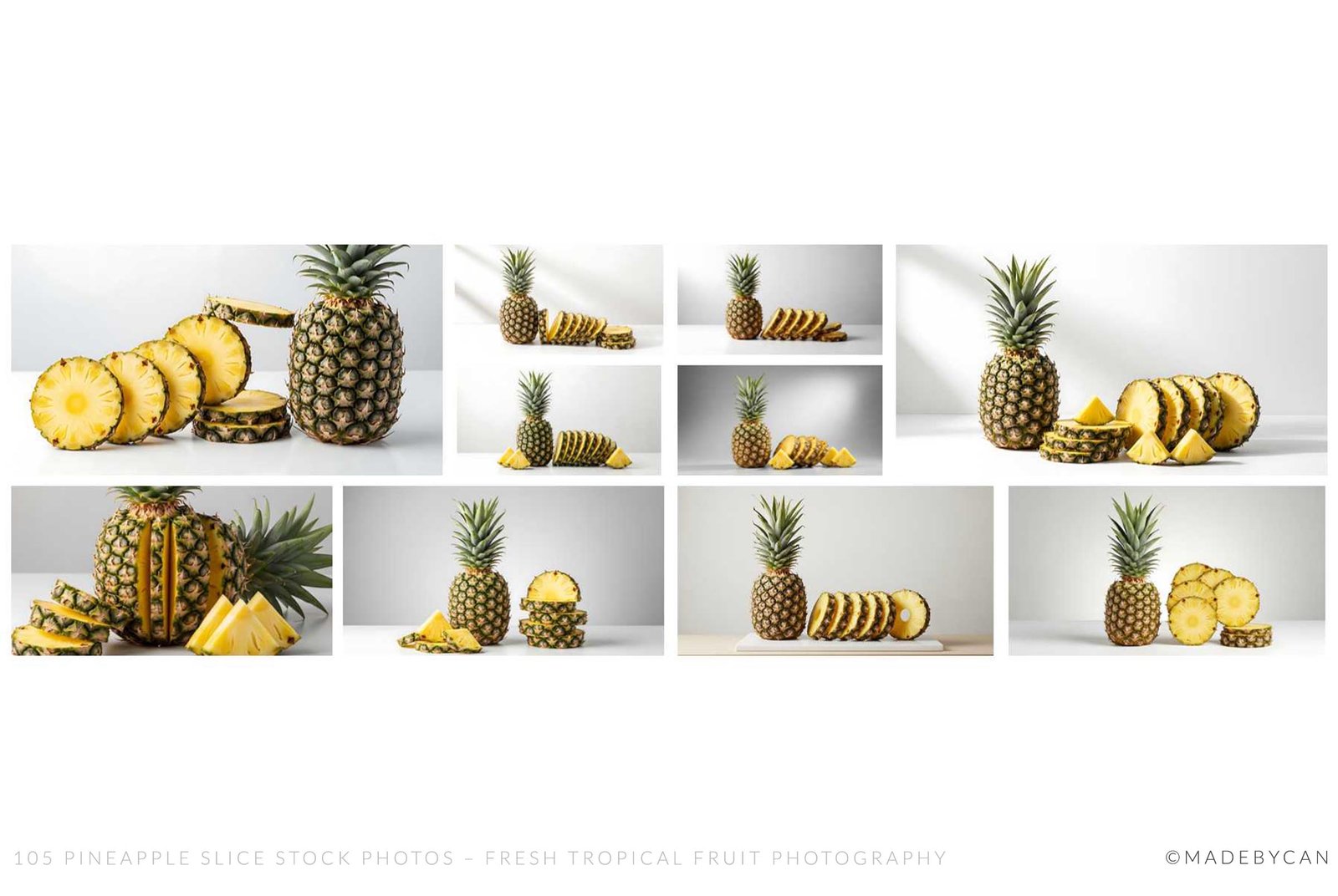 105 Pineapple Slice Stock Photos – Fresh Tropical Fruit Photography