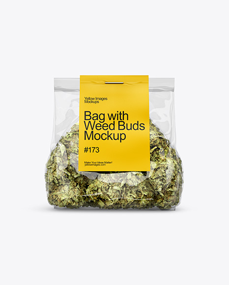 Marijuana Bag Mockup - Gift bag mockup