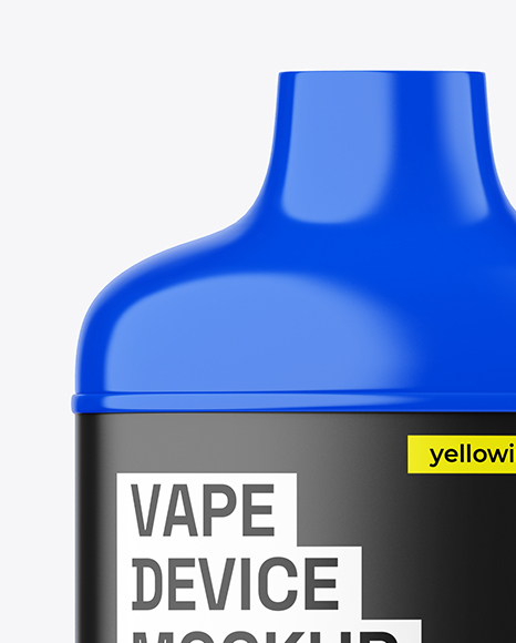 Glossy Vape Device Mockup