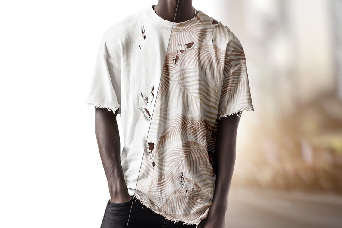 Torn T-shirt Mockups