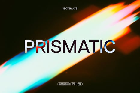 Prismatic Light Leaks Overlays Pack - Textures