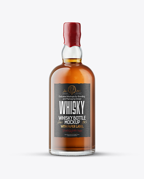Whiskey Bottle Mockup