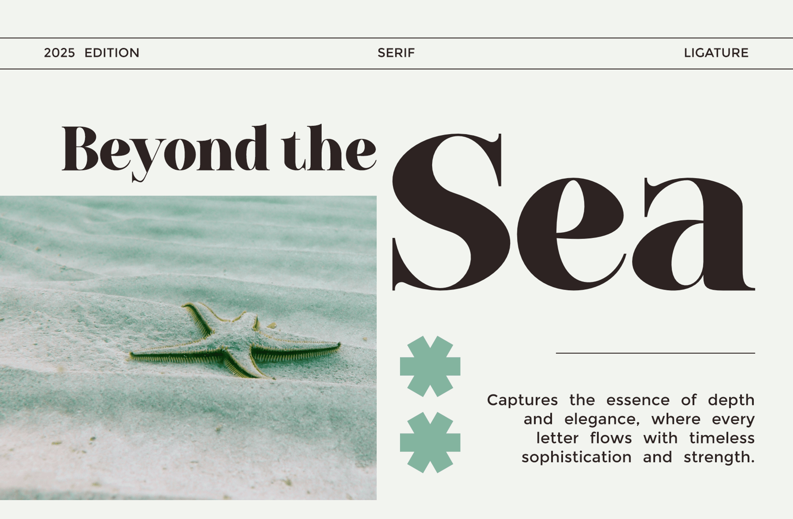Baflen Modern Serif Typeface