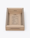 Kraft Paper Box in Sleeve Mockup